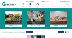 Desktop Screenshot of globalauctionguide.com